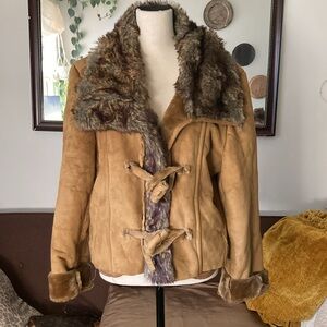 Vintage Steve Madden Faux Fur Coat